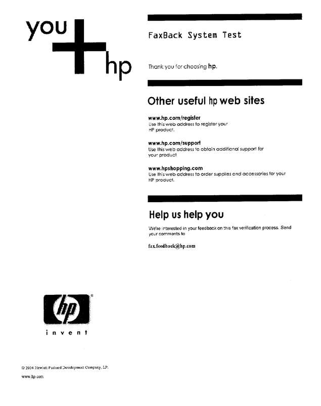 Fax page