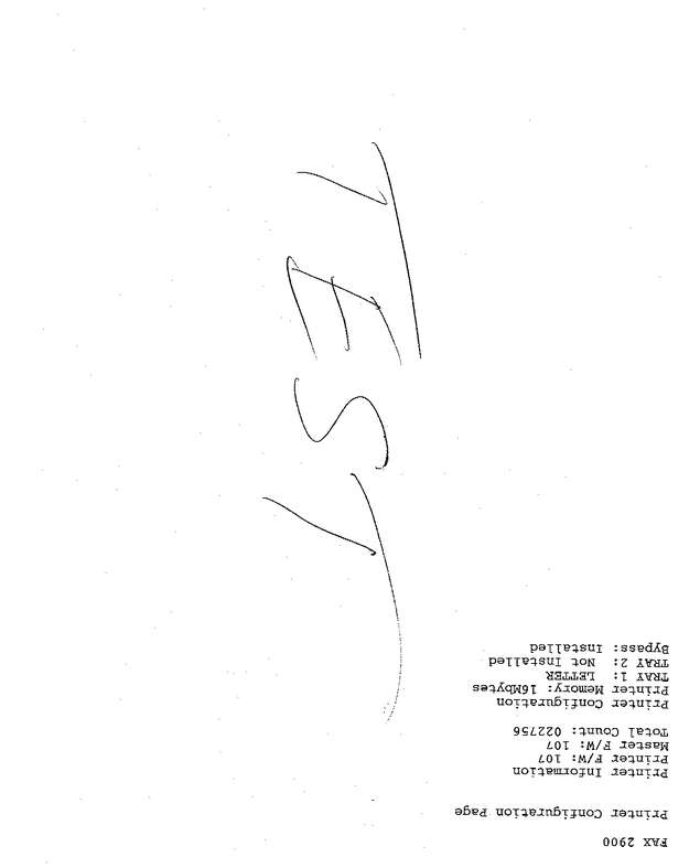Fax page