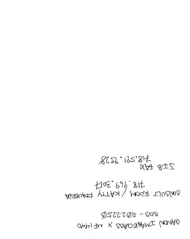Fax page