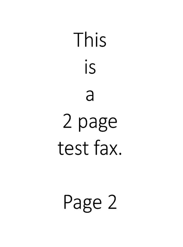 fax page