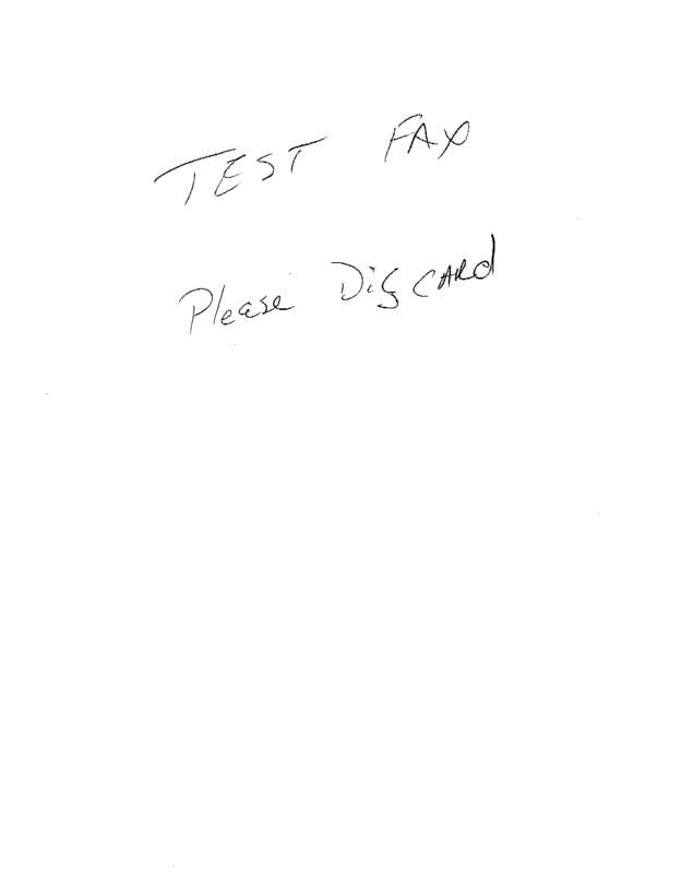 Fax page