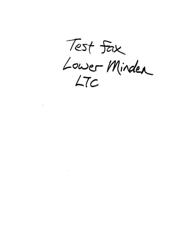 Fax page