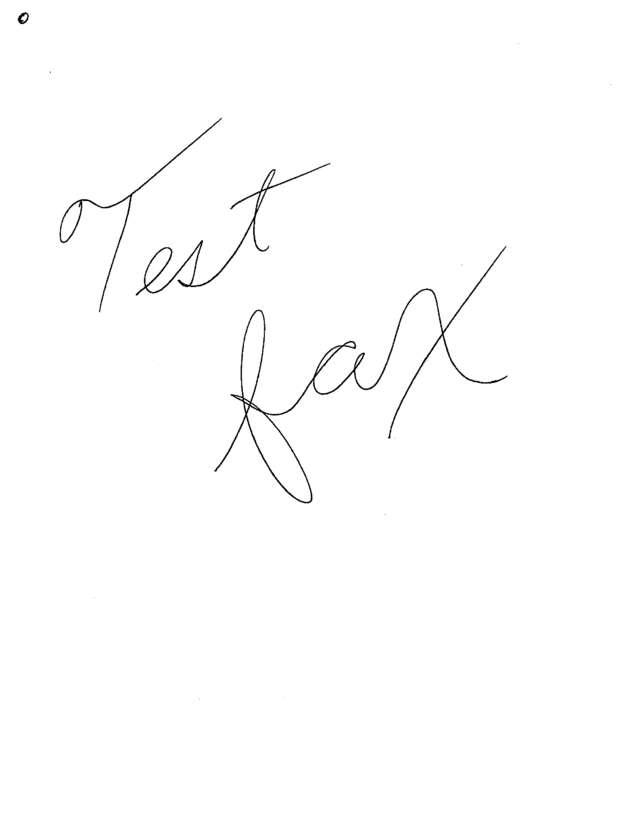 Fax page
