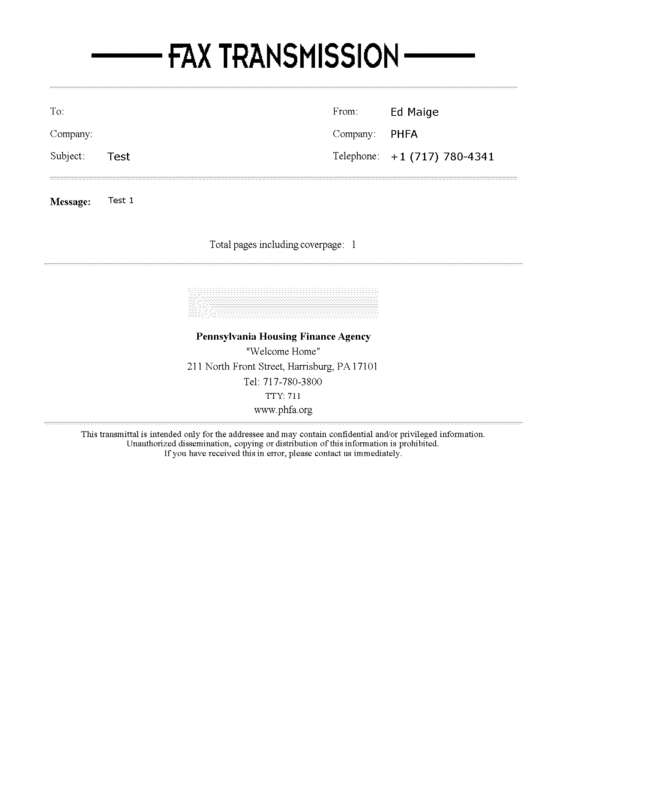 fax page