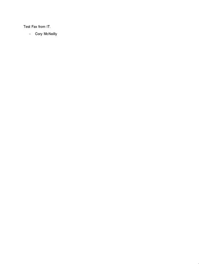 Fax page