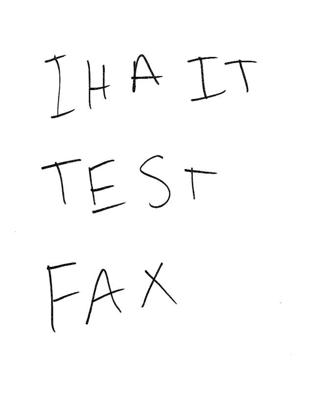 fax page