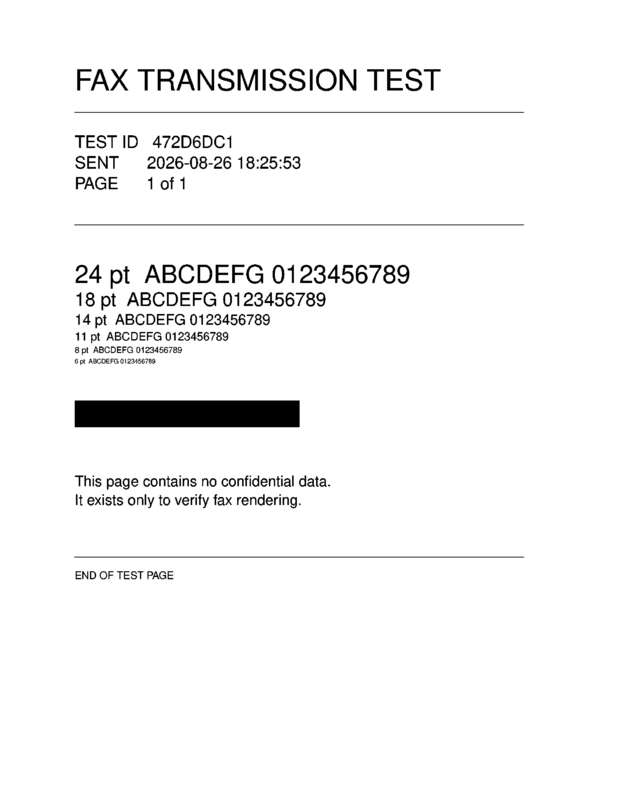 fax page