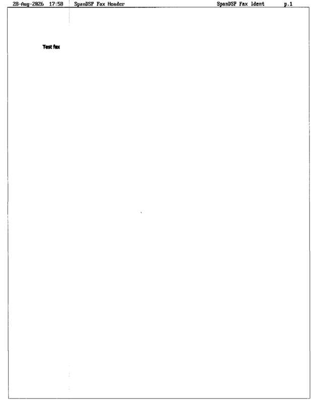 fax page
