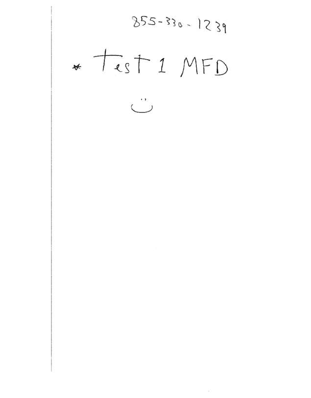 Fax page