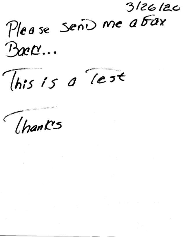 fax page