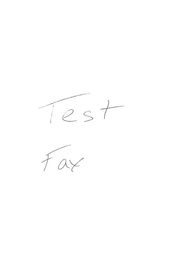 Fax page