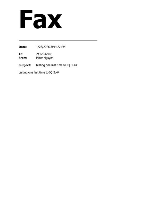 fax page