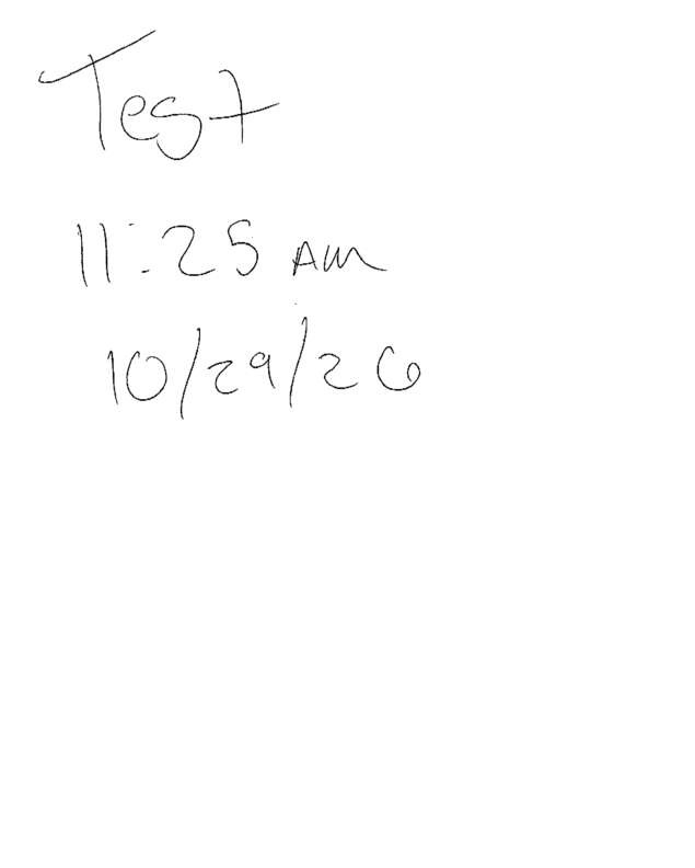 Fax page