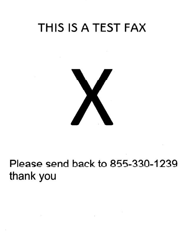 fax page