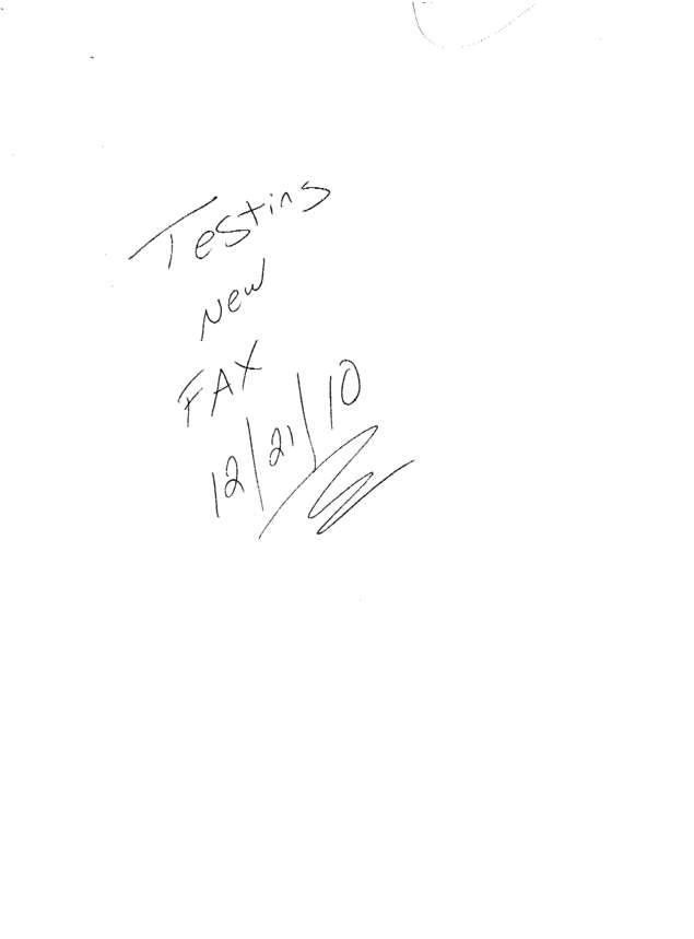 Fax page