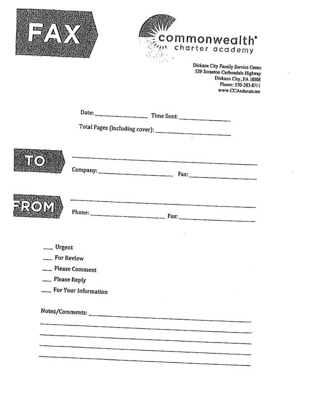 fax page