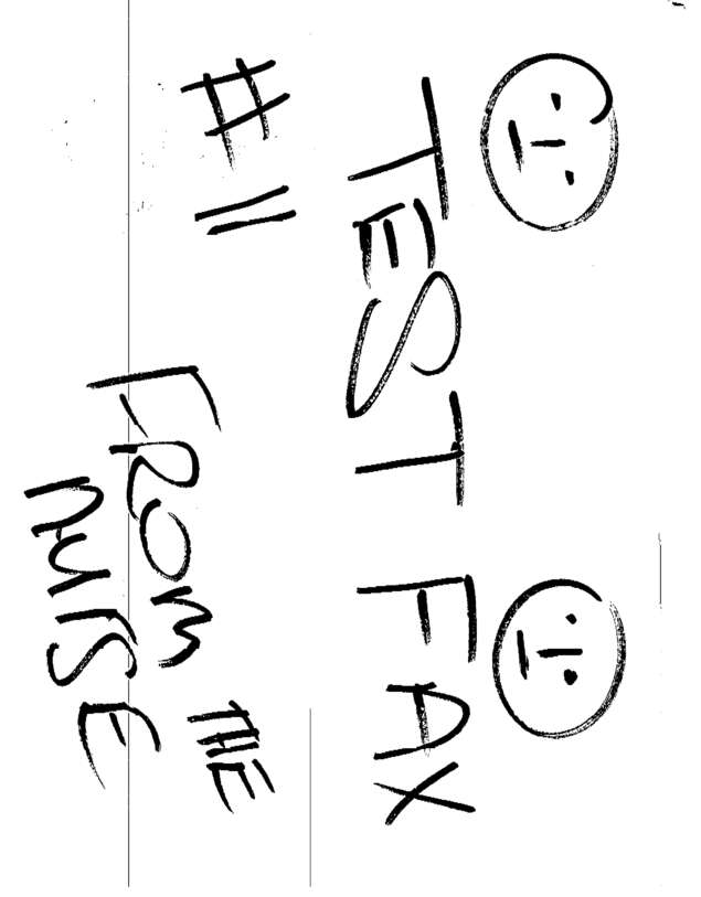 Fax page