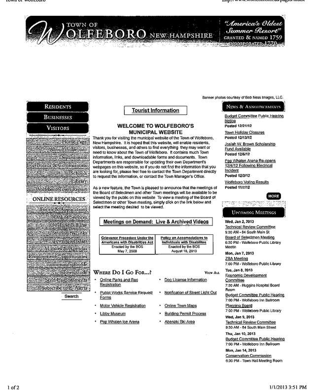 Fax page