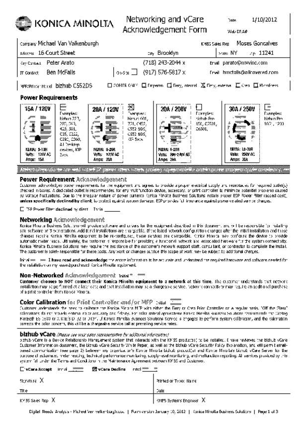Fax page