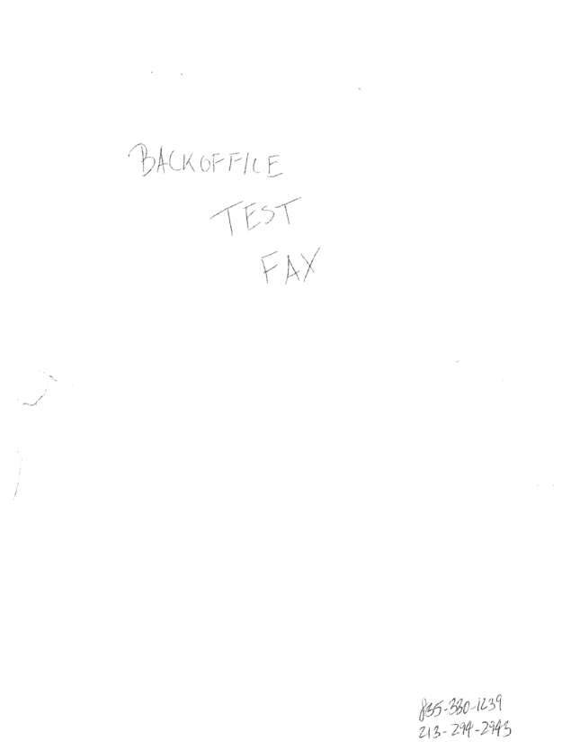 fax page