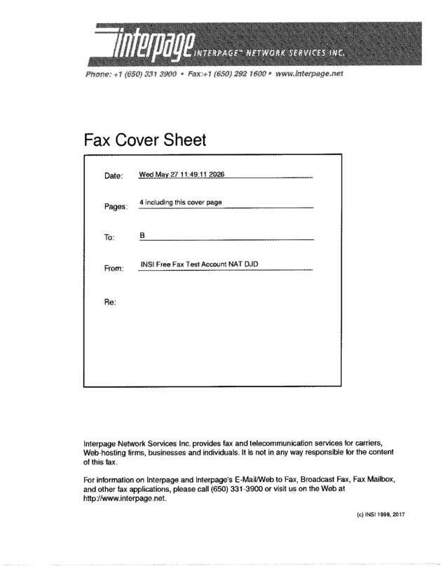 fax page