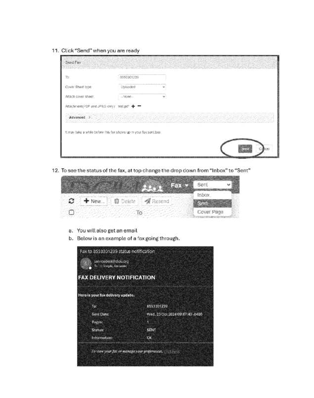 fax page