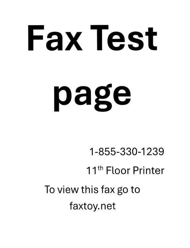 fax page
