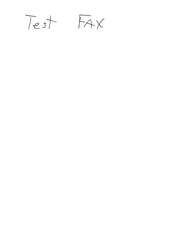 Fax page