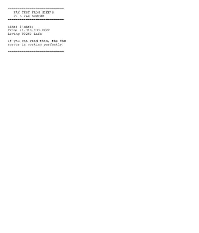 fax page