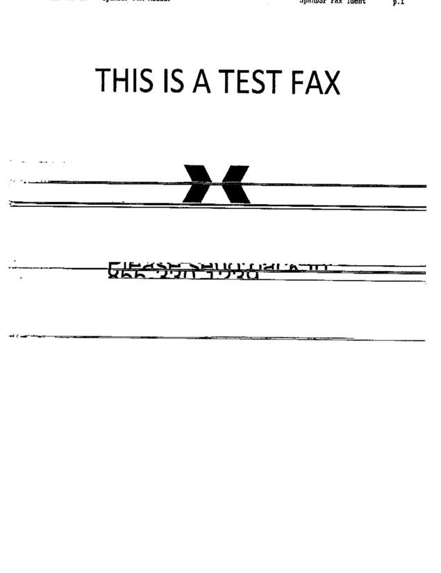 fax page