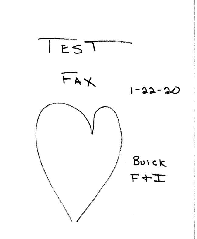 Fax page