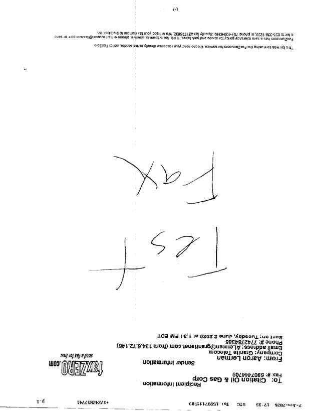 fax page