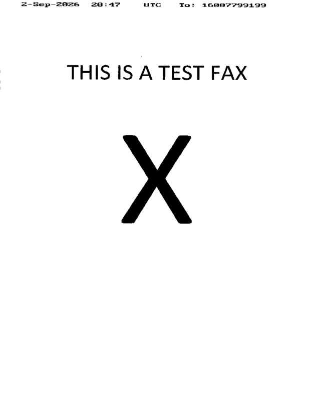 fax page