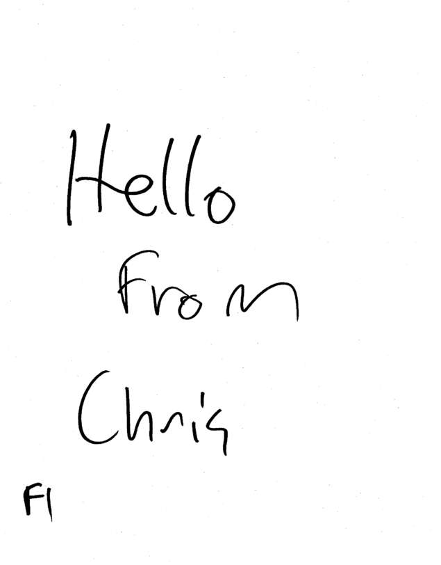 Fax page
