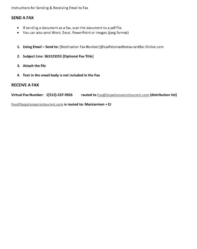 fax page
