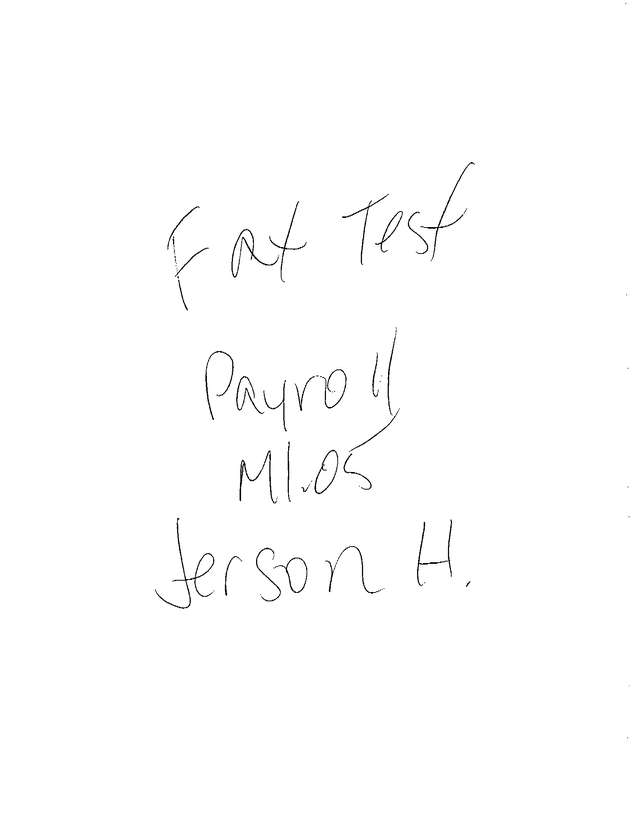 Fax page