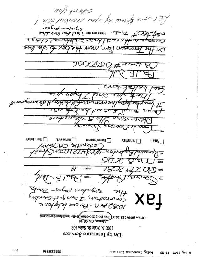 fax page