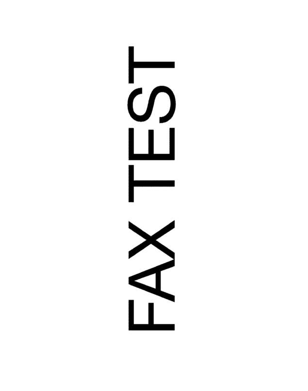 Fax page
