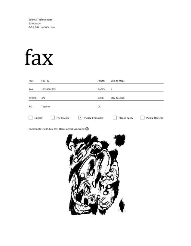 fax page