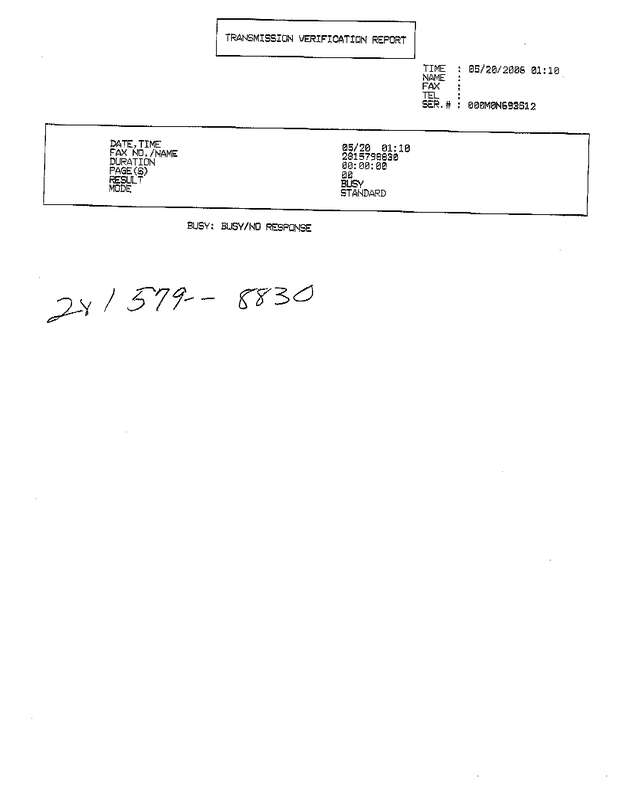 Fax page