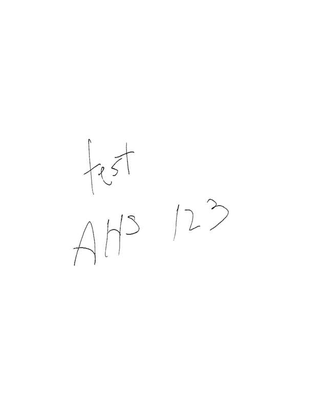 Fax page