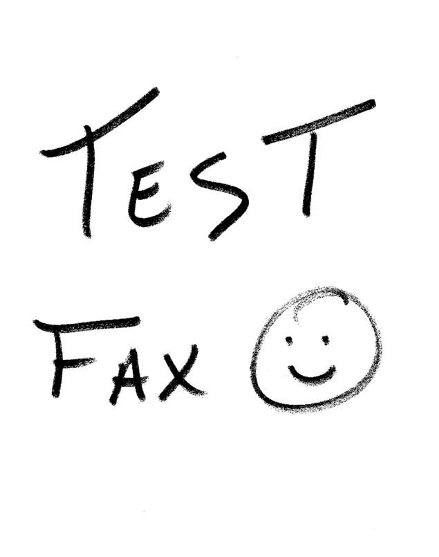 Fax page