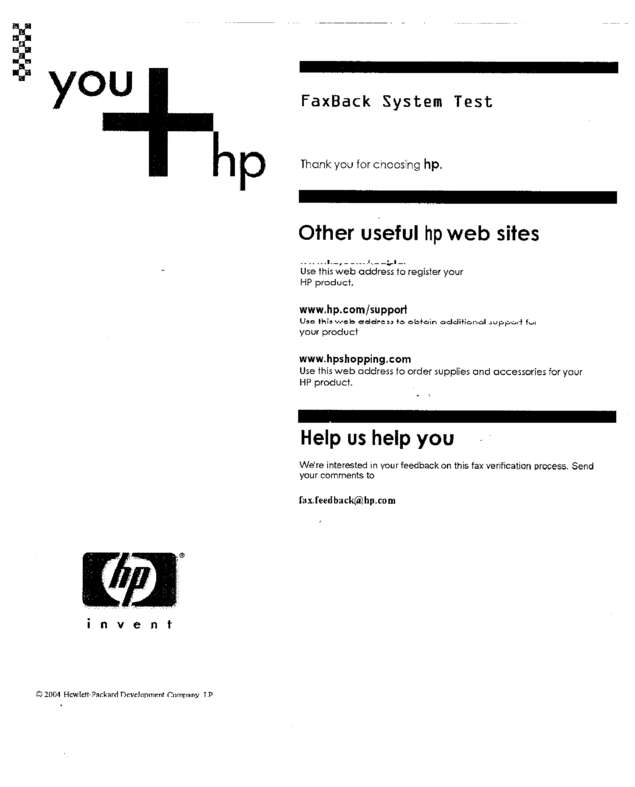 Fax page