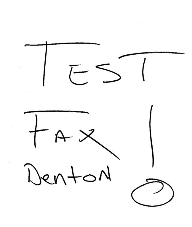 Fax page