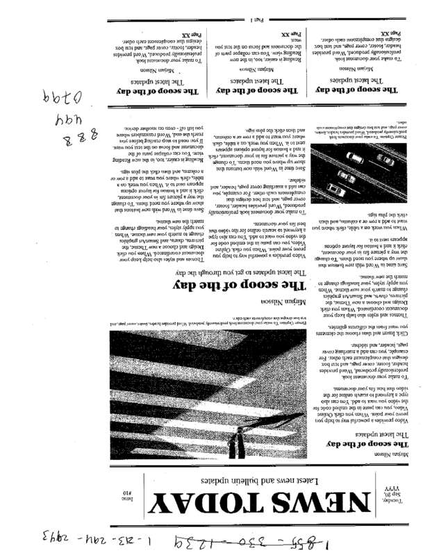 fax page