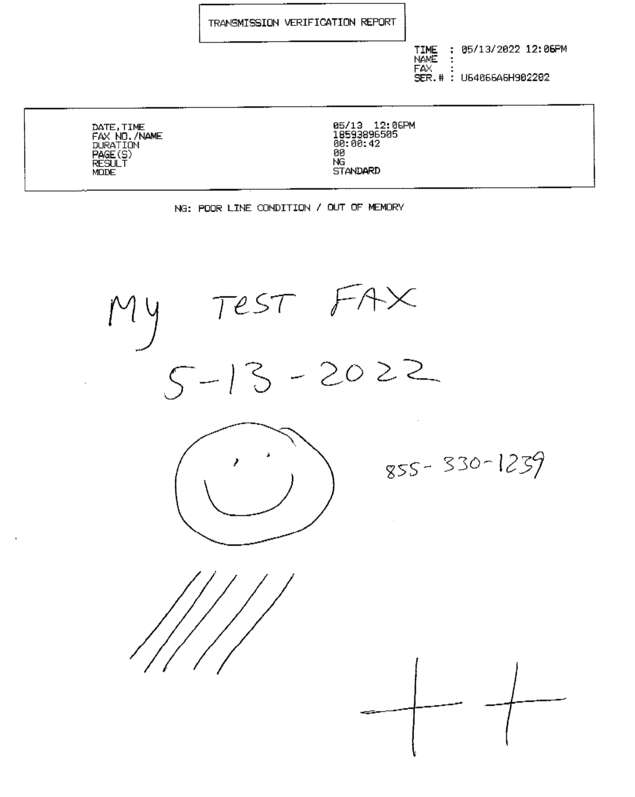 fax page