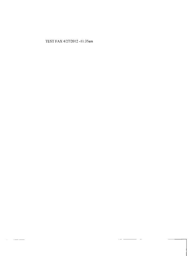 Fax page