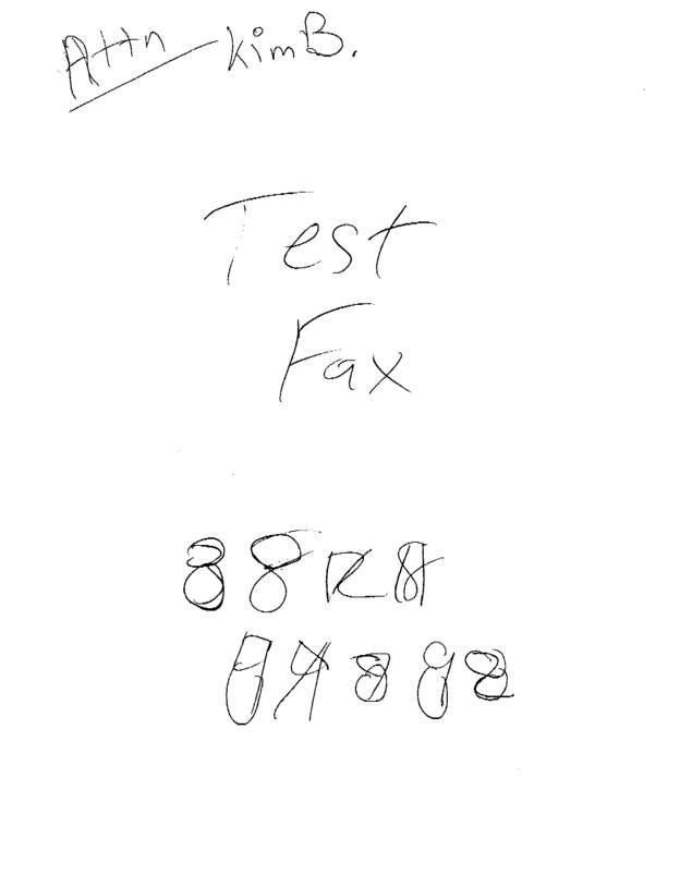 Fax page