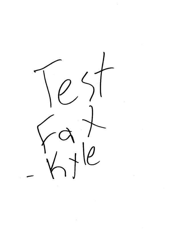 Fax page