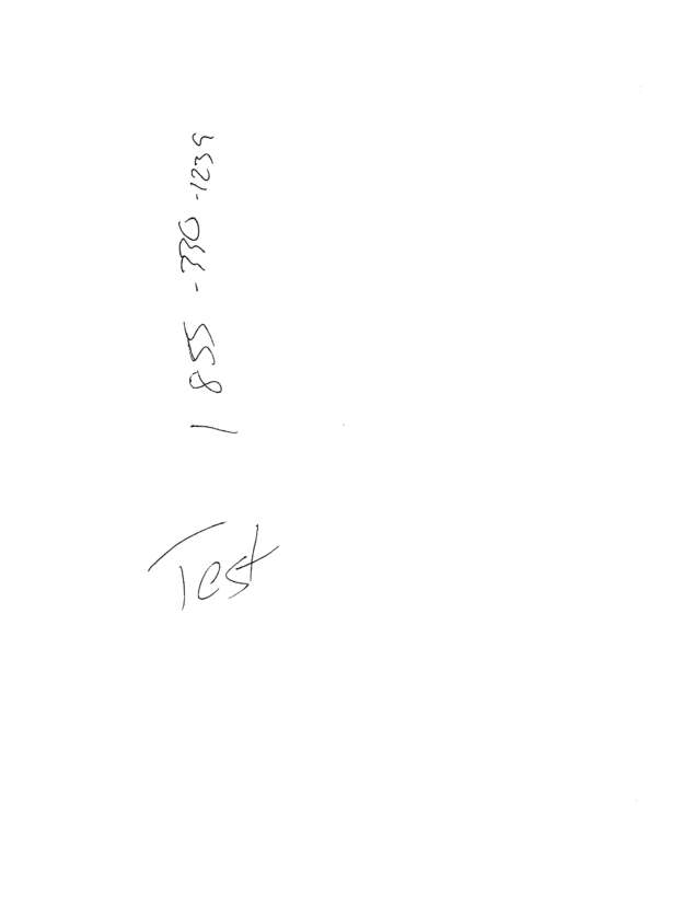 Fax page